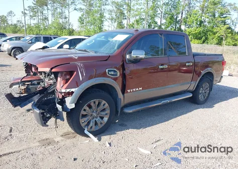 2017 Nissan Titan Platinum Reserve from USA, damaged, VIN 1N6AA1E58HN502441
